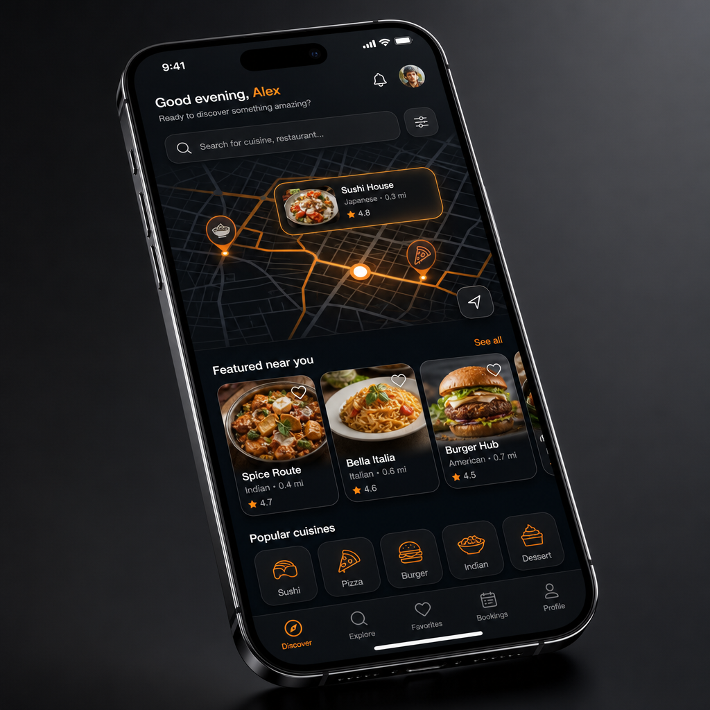 SpotNBite iOS App